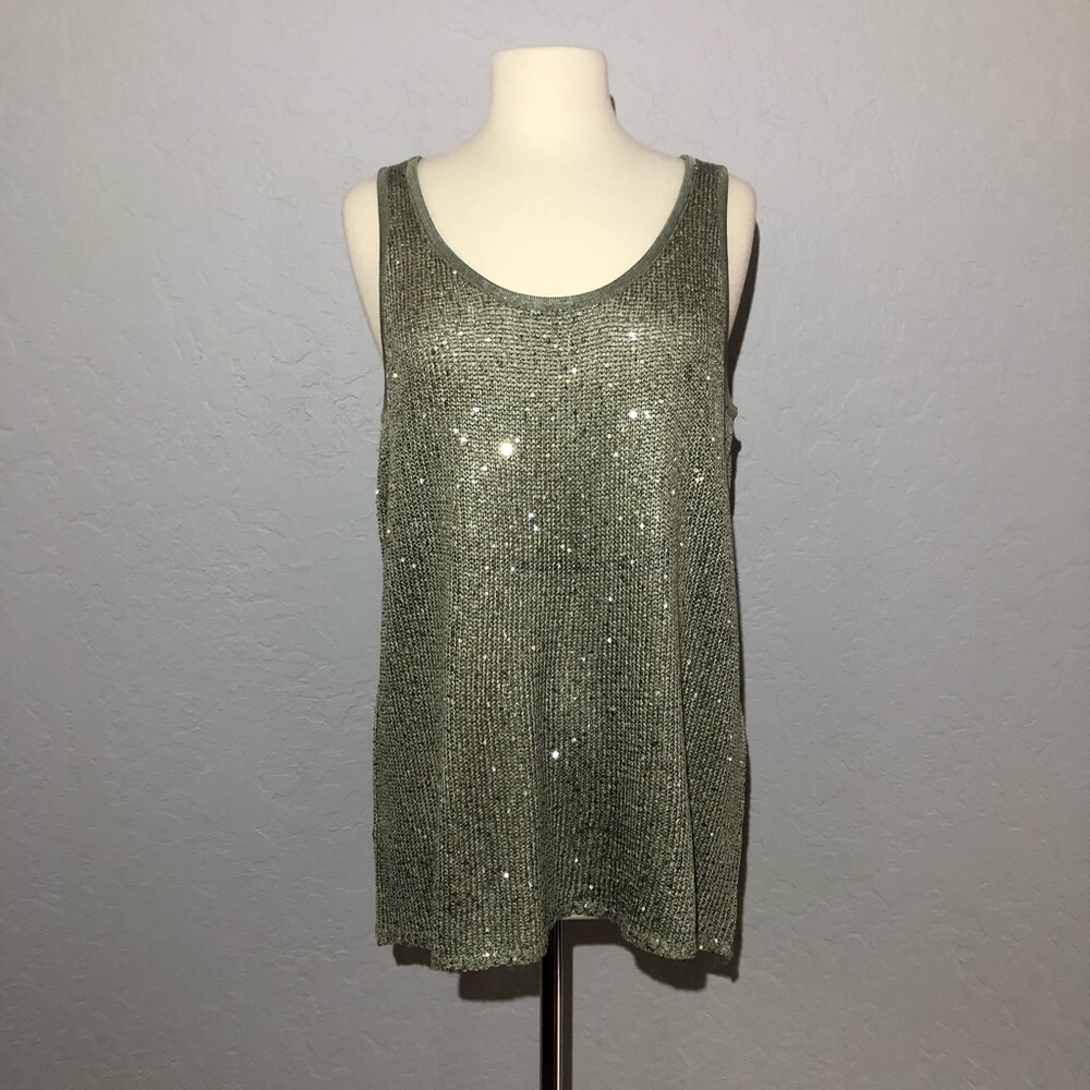 sequin tank